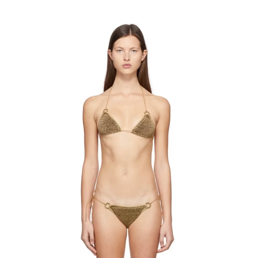 Oseree Bikini Top (Gold)